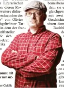  ?? Foto: Cristopher Civitillo ?? Timur Vermes kommt mit seinem Bestseller zum AZ Literatura­bend.