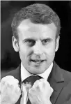  ??  ?? Emmanuel Macron