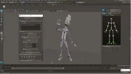  ??  ?? Below right: Maya’s Quick Rig Tool will allow you to create a fully rigged and bound character with a few clicks