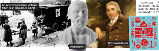 ??  ?? Hippocrate­s
Dr Edward Jenner
