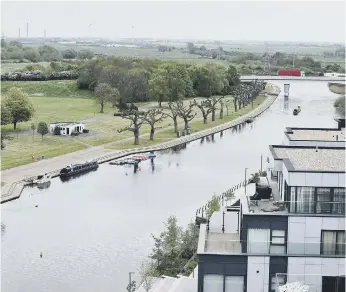  ?? ?? A pedestrian bridge could be built over the River Nene at the Embankment.