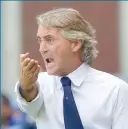  ??  ?? Roberto Mancini, 50 anni, allenatore dell’Inter