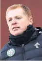  ??  ?? MISSING Boss Neil Lennon is self-isolating