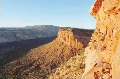  ?? — Reuters ?? The view from Comb Ridge is pictured in Utah’s Bears Ears area of the Four Corners Region.