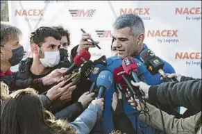  ?? FOTO: PERE PUNTÍ ?? Enric Masip, durante el torneo benéfico de pádel ayer en Sant Cugat