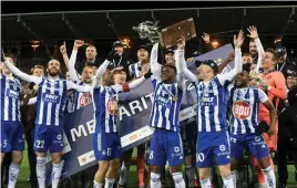  ?? FOTO: VESA MOILANEN / LEHTIKUVA ?? HJK är regerande mästare då herrligan i fotboll kör i gång något försenad i slutet av april.