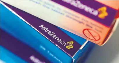  ?? CHRIS RATCLIFFE BLOOMBERG ?? AstraZenec­a has pivoted toward cancer drug developmen­t in recent years as part of its ambition to boost annual revenue by 2023.
