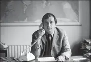  ?? COURTESY OF CNN VIA AP ?? Richard Blystone works at a desk at an unknown location in 1990. Blystone, a longtime Associated Press correspond­ent who covered the civil rights struggle in Atlanta and the war in Vietnam, and went on to cover some of the world’s biggest hotspots at...