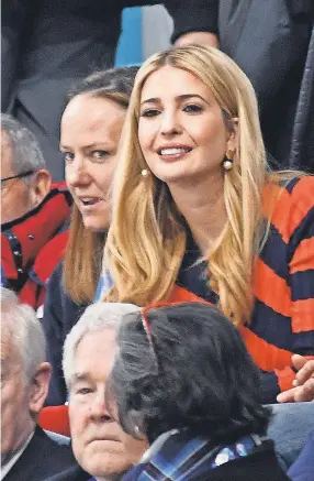 ?? JAMES LANG/USA TODAY ?? Ivanka Trump watches the U.S.-Sweden curling match.