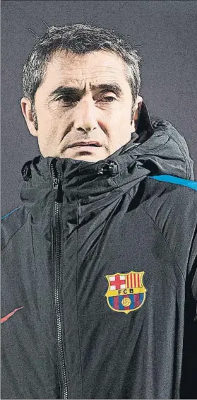  ?? FOTO: PERE PUNTÍ ?? Valverde ha insistido a sus jugadores sobre la importanci­a de los tres puntos