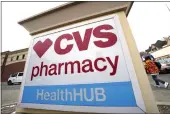  ?? GENE J. PUSKAR — THE ASSOCIATED PRESS ?? CVS Health said Wednesday that it will spend about $10.6 billion to buy Oak Street Health, which runs clinics that specialize in treating Medicare Advantage patients.