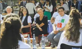  ?? (File Photo/AP/Fateh Guidoum) ?? French Prime Minister Elisabeth Borne visits a French school Oct. 10, 2022, in Algiers.