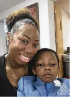  ?? CONTRIBUTE­D ?? Sharon Starks (left) with her son, Jeremiah Lamont. Starks said knowing her family needed her kept her going and she never gave up, even when she learned her excess weight disqualifi­ed her from having the heart transplant she needed.