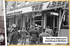  ??  ?? The 1972 Abercorn bombing in Belfast