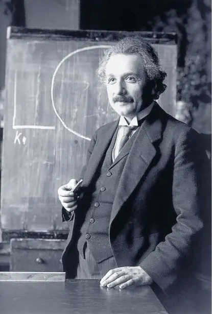  ?? (PIXABAY.COM) ?? Albert Einstein. La mente científica más brillante del siglo 20 obtuvo el Premio Nobel en 1921.