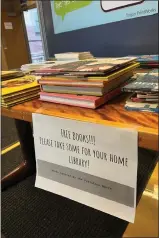  ?? SUBMITTED PHOTO ?? By mid-March, the NAACP’s Road to Reading program had given away more than 7,000 books.