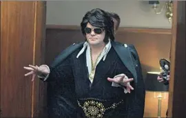  ?? Ron Batzdorff Comedy Central ?? JACK BLACK plays Elvis Presley in a “Drunk History” retelling of the 1970 Oval Office meeting between the King of Rock ’n’ Roll and President Richard Nixon.