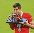  ?? Foto: dpa ?? Robert Lewandowsk­i vom FC Bayern München schoss die meisten Tore in dieser Bundesliga-Saison.