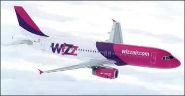  ??  ?? Passengers had been travelling with Wizz Air when they were left stranded in Romania