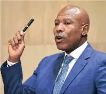  ?? THOBILE MATHONSI ?? SOUTH African Reserve Bank Governer Lesetja Kganyago. The central bank decided to keep the repo rate unchanged. | African News Agency (ANA)