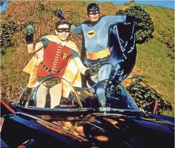  ?? 20TH CENTURY FOX ?? Batman (Adam West, right), and Robin (Burt Ward) made their mark on American pop culture with a biffbam-pow.