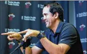  ?? PALM BEACH POST FILE ?? Heat coach Erik Spoelstra caught two of the team’s summer league games in Sacramento, Calif., and will follow the team to Las Vegas.