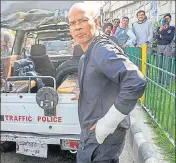  ?? PTI ?? ■ A little more than a fortnight into his new assignment, the way inspector general of police (traffic) Basant Rath managed traffic in Jammu drew applause and brickbats in equal measure, with some even comparing him to the popular protagonis­ts in...