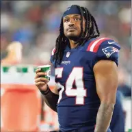  ?? Elise Amendola / Associated Press ?? New England Patriots outside linebacker Dont'a Hightower during a preseason game against the Washington Football Team on Aug. 12 in Foxborough, Mass.