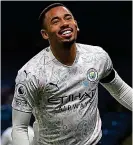  ??  ?? Supportive: City striker Jesus