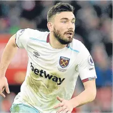  ??  ?? West Ham winger Robert Snodgrass.