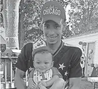  ?? AP ?? Daunte Wright celebrates the first birthday of his son, Daunte Jr.