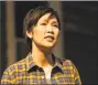  ?? T. Charles Erickson / Contribute­d photo ?? Cindy Cheung stars in “Tiny Beautiful Things.”