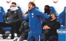  ?? AP ?? ■ Chelsea coach Antonio Conte is expected to leave at the end of the season.