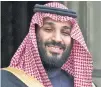  ?? ?? Mohammed bin Salman’s finance chief made waves with Saudi dollar doubts.