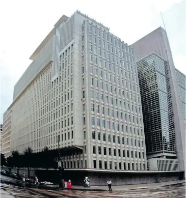  ??  ?? The World Bank headquarte­rs in Washington DC.