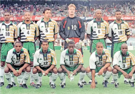  ?? | OSVALDO MARCARIAN ?? THE South African national men’s soccer team of 1998 was a cracking outfit.