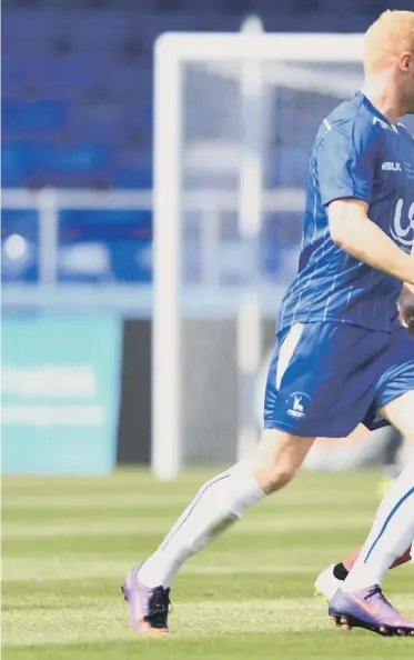  ??  ?? George Honeyman captains Sunderland against Hartlepool United in a pre-season friendly back in 2018.