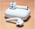  ?? REVIEWED.COM ?? Apple AirPods are one of numerous products that the company said tariffs could impact.