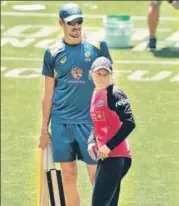  ?? GETTY ?? Mitchell Starc left Australia’s ODI series in South Africa midway to n watch wife Alyssa Healy play the final of the T20 Word Cup.