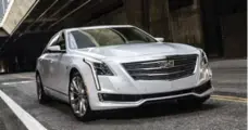  ?? GENERAL MOTORS ?? The Cadillac CT6 is powered by a smooth, 3.0-litre twin-turbo V6 with 404 horsepower and has all-wheel drive.