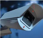  ??  ?? CCTV camera is an excellent way to keep your home and its perimeter more secure.