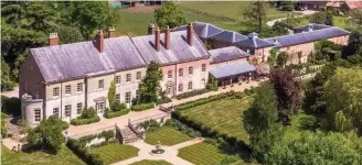  ?? ?? Grand doer-upper: Great Tew Manor is a £30 million restoratio­n project