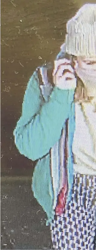  ??  ?? CCTV footage of Sarah Everard on March 3 as she walked along Poynders Road towards Tulse Hill in south London shortly before she went missing. A police officer from London’s diplomatic protection force has been arrested on suspicion of her murder