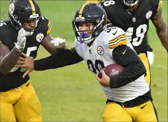  ?? Peter Diana/ Post- Gazette ?? So long as he’s healthy, James Conner figures to receive the bulk of the carries in 2020.