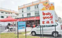  ??  ?? SELESA: Suasana di Bellygood Cafe yang mendapat tempat di hati pengunjung.