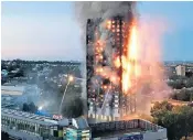  ??  ?? London Fire Brigade commission­er Dany Cotton, right, told the inquiry into the Grenfell Tower fire how the trauma of the night had left her with memory blanks and that she struggled to look at images of the blaze or to talk about it