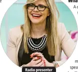  ?? ?? Radio presenter Emma Barnett.