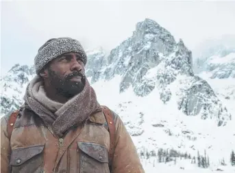  ??  ?? ’MAN MOUNTAIN’: Actor Idris Elba in a scene from The Mountain Between Us