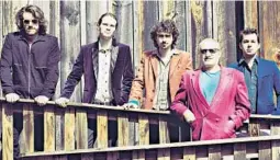  ?? BON JANE/COURTESY ?? Donald Fagen, front, and the Nightflyer­s include, from left, guitarist Connor Kennedy, keyboardis­t Will Bryant, drummer Lee Falco, Fagen and bass player Brandon Morrison.