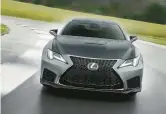  ?? LEXUS ?? The Lexus RC and RC F see minor changes for the 2024 model year.